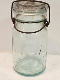 Daisy Glass Jar