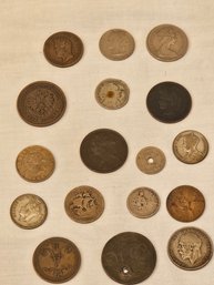 Old Foreign Coins Lot
