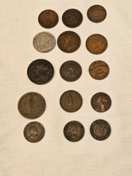 Old Canadian And Provinces Coins Lot