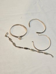 4 Sterling Bracelet Lots