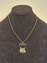 14k Gold Necklace And Pendant