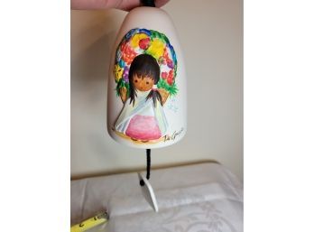 Hand Painted Bell By Degrazia