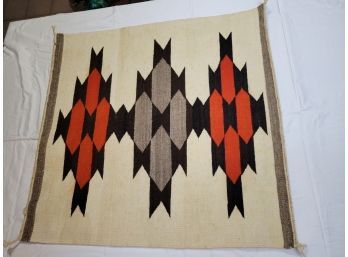 Navajo Rug Hand Made By Louise Reed