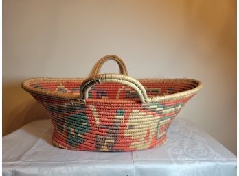 Large Hand Woven Basket