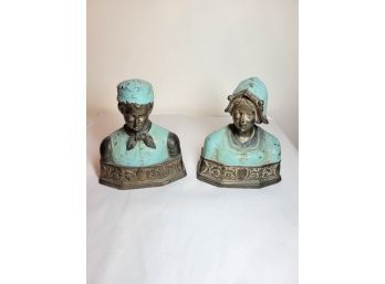Pompeiian Bronze Co Bookends