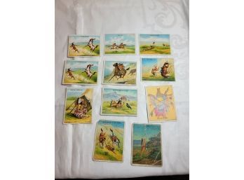 Tobacco Cards Indian Life In The 60s Lot 3