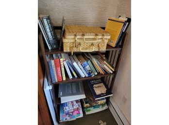 Book And Shelf Lot