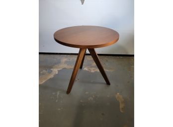Round Top Wood Table