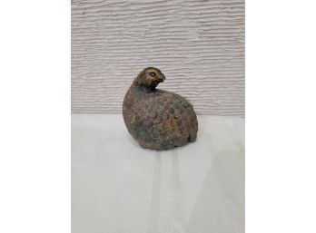 Copper Bird Sculpture