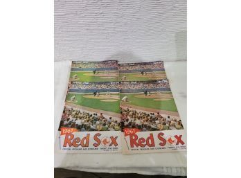 1967 Red Sox Programs (4)
