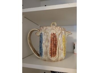 Cornhusl Ceramic Teapot