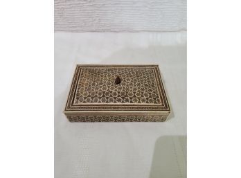 Marquetry Mosaic Trinket Box