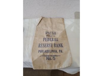 Federal Reserve Bank Cash Bag