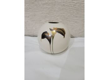 Golden Calla Vase