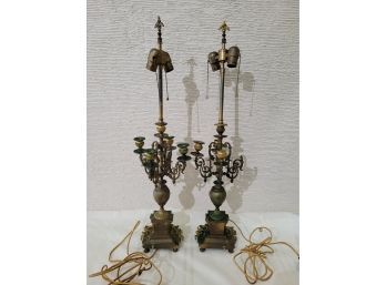 Pair Of Antique Lamps
