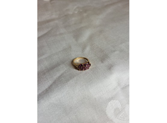 14k Gold Ring With Amethyst