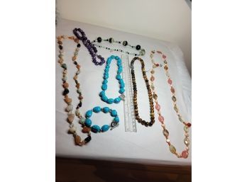 Stone Necklace Lot 144