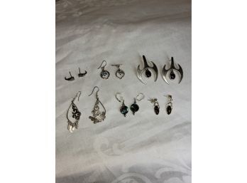 Sterling Earrings Lot 21