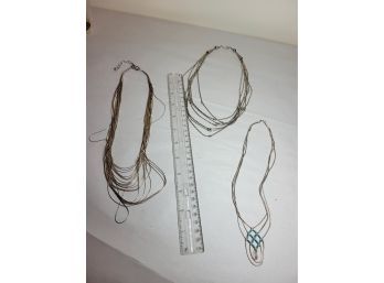 Native American Sterling Necklaces