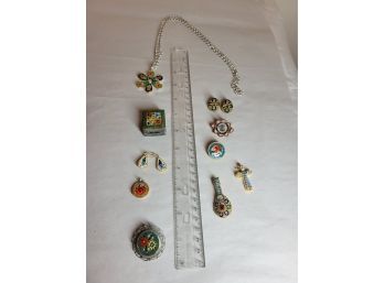 Micro Mosaic Jewelry Lot
