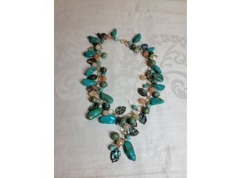 Turquoise And Other Stones Necklace