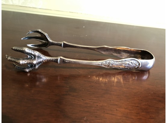 Tiffany & Co Sterling Ice Tongs