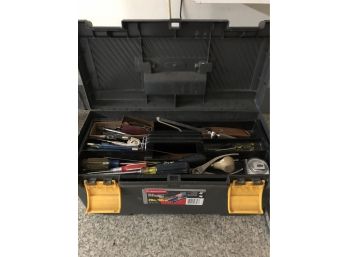 Rubbermaid Tool Box/contents