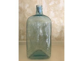 Aqua Triangular Bottle