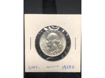 1958-d Quarter - Uncirculated