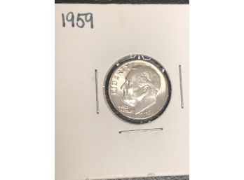 1959 Dime - Uncirculated