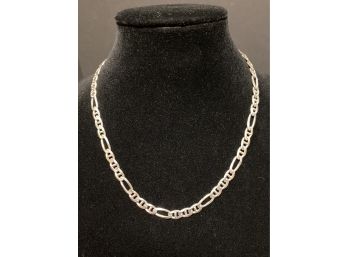 Sterling Figaro Necklace - Large
