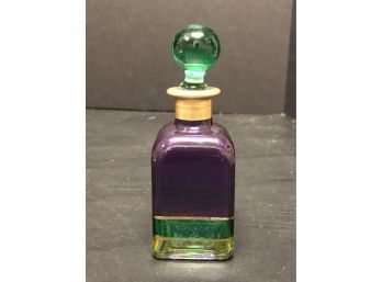Purple/green Perfume Bottle - Italy