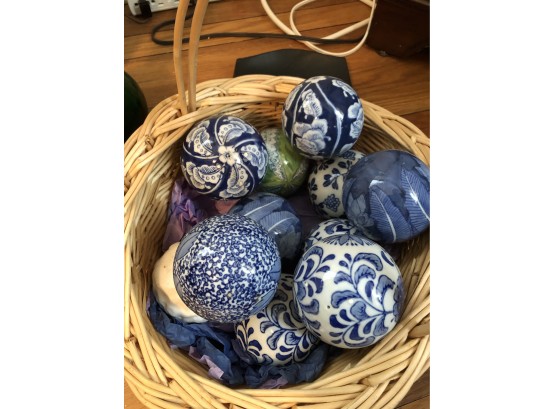Lot Of Pottery Balls