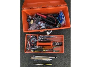 Orange Tuffbox With Tools