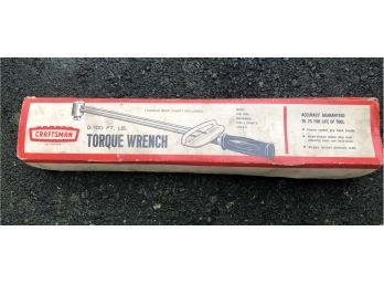 Vintage Craftsman Torque Wrench