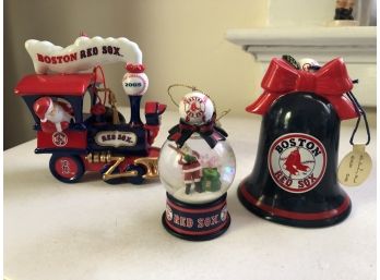 Danbury Mint Red Sox Ornaments