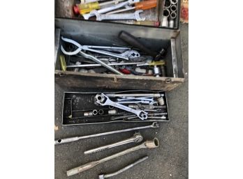 Vintage Toolbox & Tools - Large