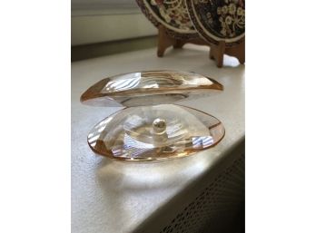Simon Designs Glass Oyster With Pearl