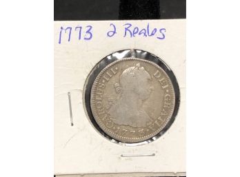 1773 - 2 Reales - Spanish Coin