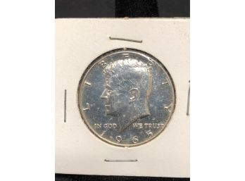 Silver Kennedy Hald Dollar - 1965