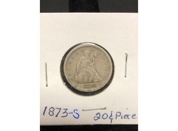 1873-s Twenty Cent Piece
