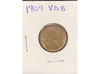 1909 VDB Wheat Cent
