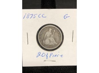 1875-cC - Twenty Cent Piece