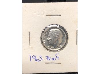 1963 Proof Dime