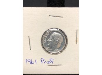 1961 Proof Dime