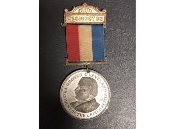 1893 Grover Cleveland Inauguration Medal & Ribbon