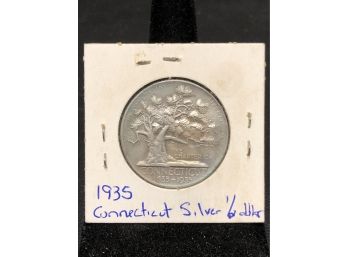 1935 Connecticut Silver Half Dollar
