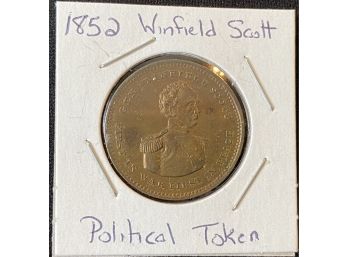 Political Token - 1852 Winfield Scott