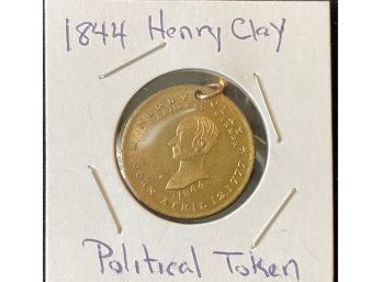 Political Token - 1844 Henry Clay