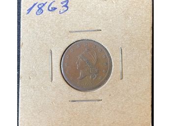 1863 Civil War - Not One Cent